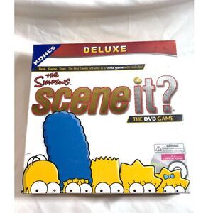 The Simpsons Deluxe Edition DVD Trivia Board Game Sealed in Plastic 2009